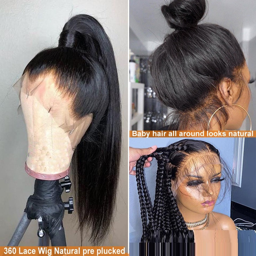 Straight 360 Lace Frontal Wig Human Hair Straight 360 Lace Frontal Wig Human Hair